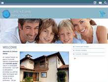 Tablet Screenshot of carlsondental.net
